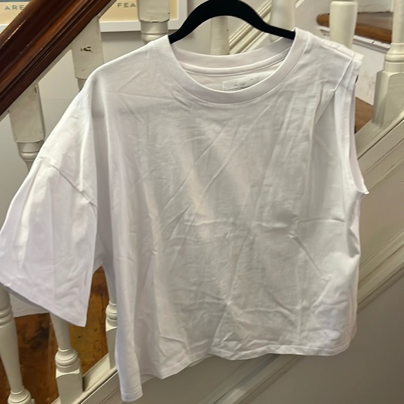 OAK & FORT - One Sleeve T-Shirt - M - Picture 1 of 4